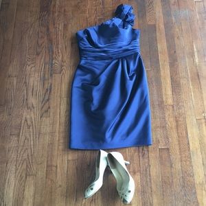 One shoulder Satin Dress✨